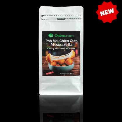 Phô mai chiên giòn Mozzarella 300gr/Pack  